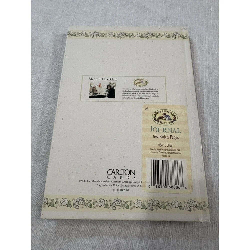 Brambley Hedge Vintage Hardcover 160 Page Journal